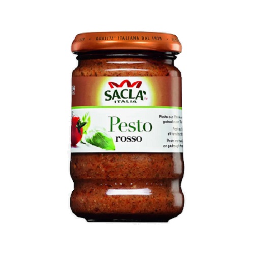 Sacla соус Песто с томатами и базиликом, 190 гр Sacla соус Песто с томатами и базиликом, 190 гр